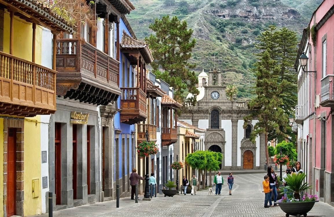 Hotel El Pino Teror Bagian luar foto